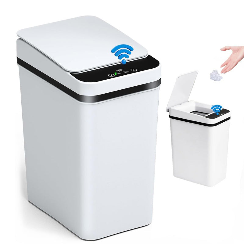 12L Smart Trash Bin Rubbish Motion Sensor Touchless Bathroom Odourles Toilet Can