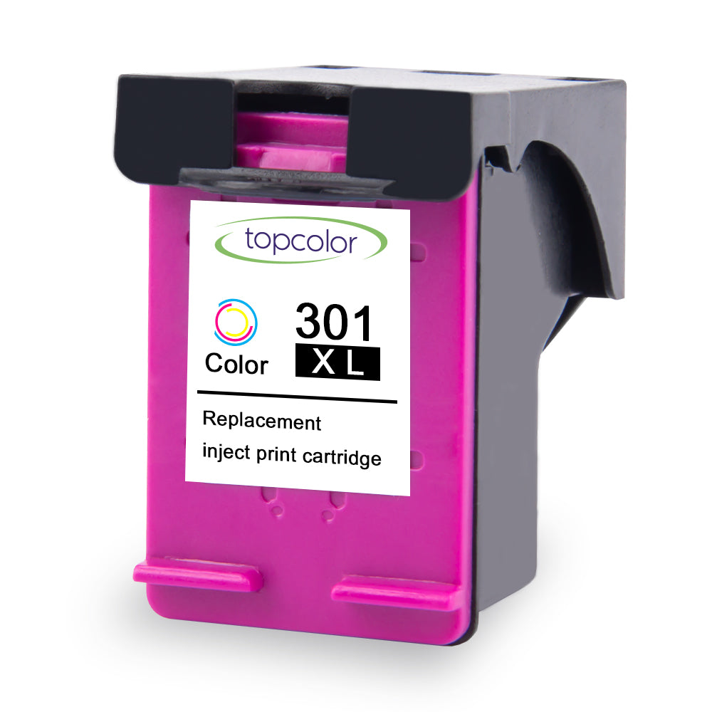 Printer Supplies Topcolor 301XL Replacement Ink Cartridges for HP DeskJet – Black & Colour