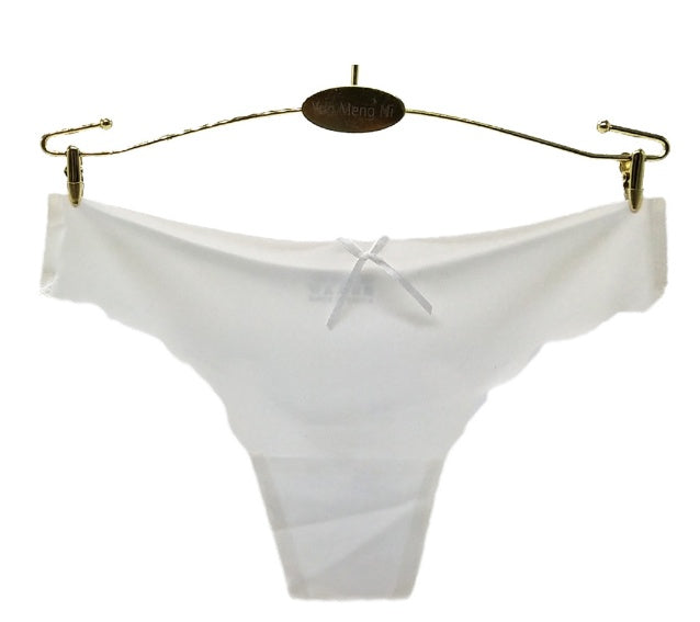 Seamless Nylon G-String Thong for Women – Stretchy Sexy Everyday Panties