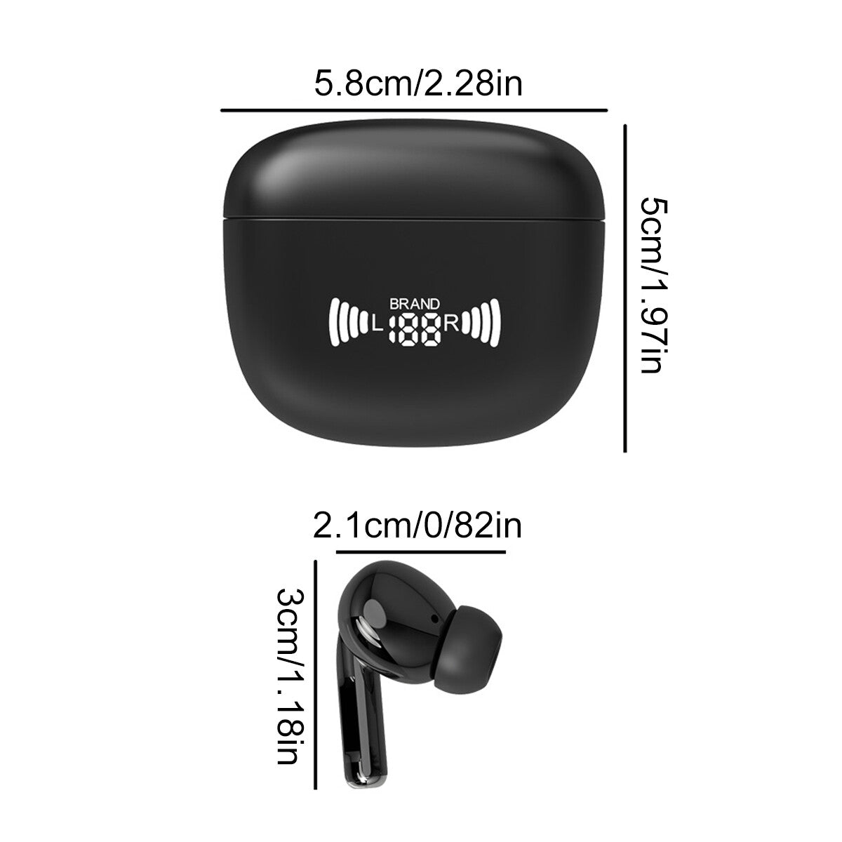 Translator Earbuds Online Two-Way Translation Earbuds BT 5.3 Headphones