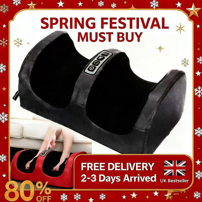 2026 New Clearance Sale Foot Massager Massage Machine New Feet Kneading Calf Pain Relief Electric Heated UK Device