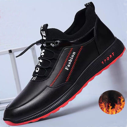 Street Style Men's Casual Shoes | Microfiber Flat Heel Trainers | Casual Shoes