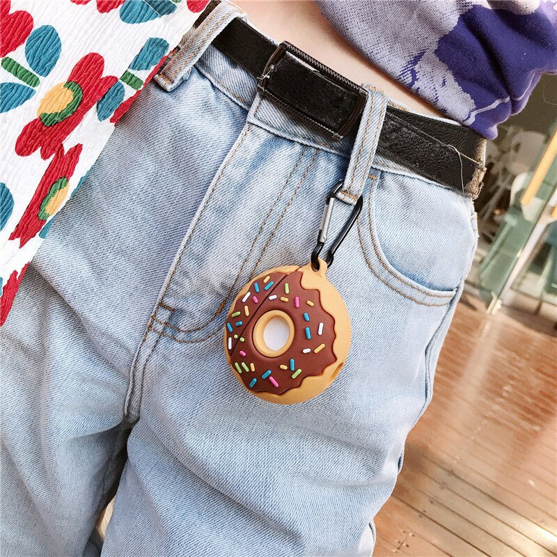 Donuts Silicone AirPods Pro Case | Compatible with Apple AirPods 1/2 | Digital Gear Bags