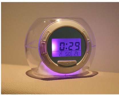 Alarm & Sensor Colorful Natural Sound Alarm Clock LED Night Light