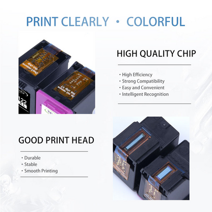 Printer Supplies Topcolor 301XL Replacement Ink Cartridges for HP DeskJet – Black & Colour