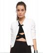 Women’s Short Blazer Jacket – Slim Fit Office & Smart Casual Coat