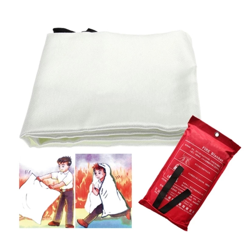 Fire Protection Glass Fibre Fire Fighting Blanket for Home Kitchen Safety