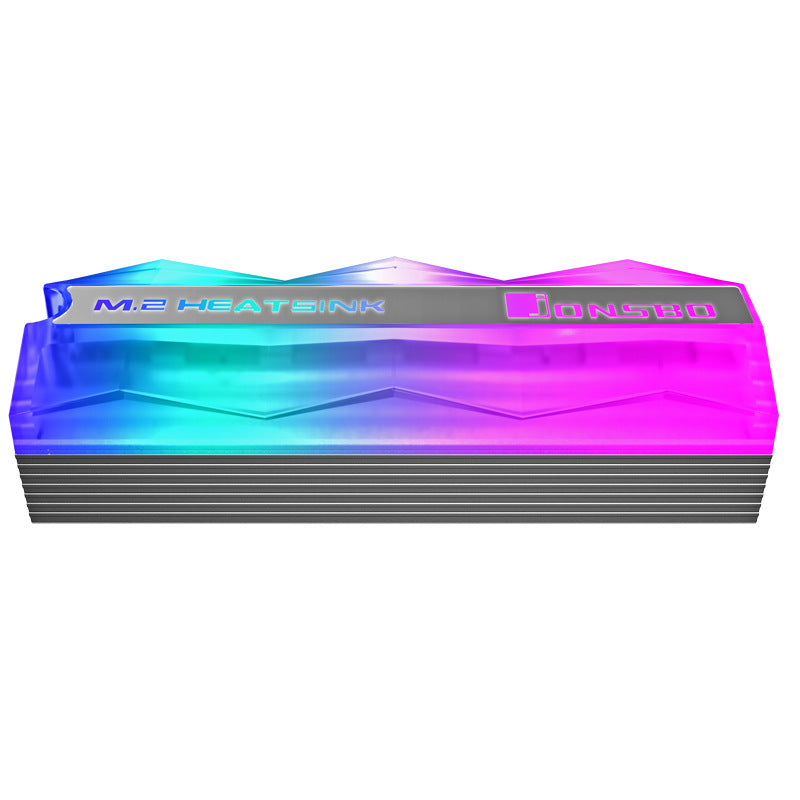 USB Flash Drives M.2 HDD Radiator 5V Automatic RGB Color Changing Hard Drive Cooler