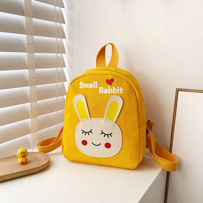 Cute Cartoon Canvas Backpack for Girls – Lightweight Kids School Bag