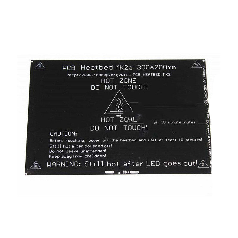 3D Printers MK2A Heated Hot Bed Platform Aluminium Substrate Upgrade for 3D Printers