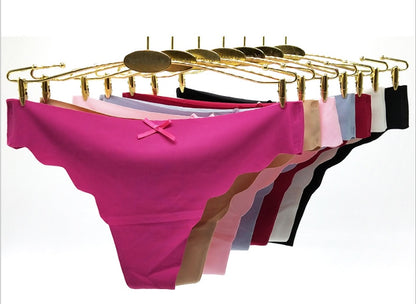 Seamless Nylon G-String Thong for Women – Stretchy Sexy Everyday Panties