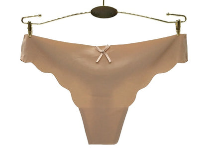 Seamless Nylon G-String Thong for Women – Stretchy Sexy Everyday Panties