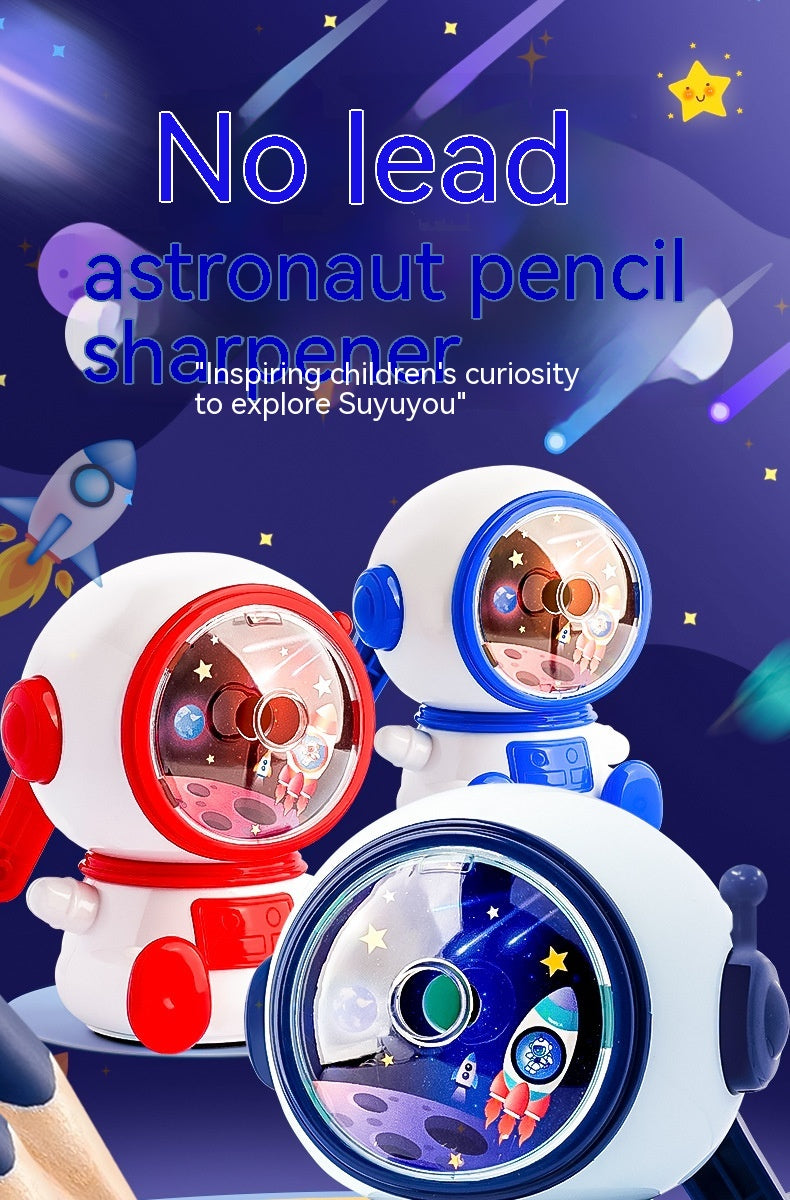 Office & School Supplies Children’s Astronaut Manual Pencil Sharpener – Cute Cartoon Stationery