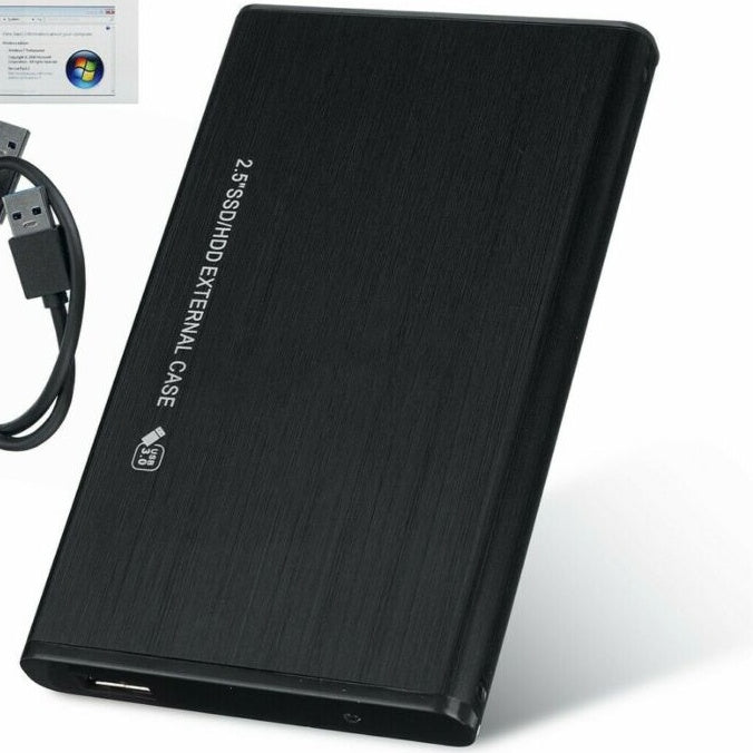 SSD 2.5 Inch SATA to USB 3.0 Hard Drive Enclosure – External Storage Devices Case