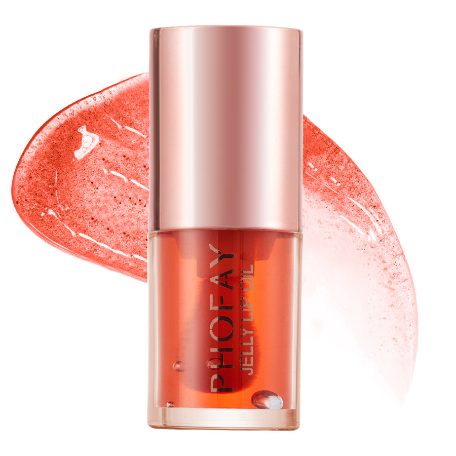 PHOFAY Jelly Lip Oil – Ultra Moisturizing Hydrating Lip Gloss, Non-Sticky Nourishing Lip Care Gloss for Women