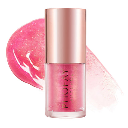 PHOFAY Jelly Lip Oil – Ultra Moisturizing Hydrating Lip Gloss, Non-Sticky Nourishing Lip Care Gloss for Women