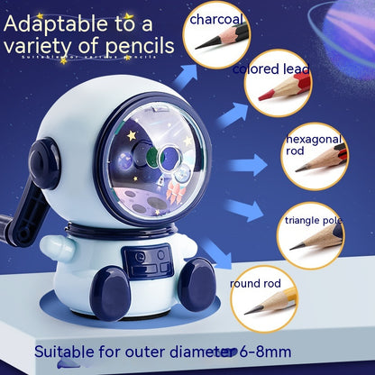 Office & School Supplies Children’s Astronaut Manual Pencil Sharpener – Cute Cartoon Stationery