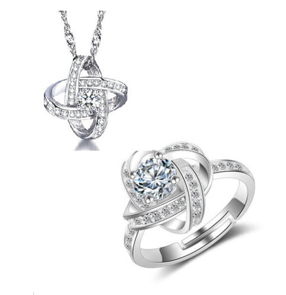 925 Sterling Silver Forever Heart Necklace for Women – AAA Zircon Lab Diamond Pendant | Luxury Wedding & Anniversary Gift UK