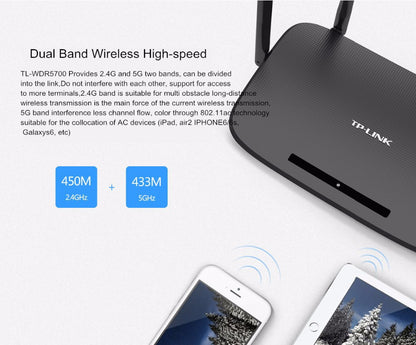 TP-Link TL-WDR5620 AC1200 Dual Band Router | Modem-Router Combos | 1200Mbps Wireless Networking