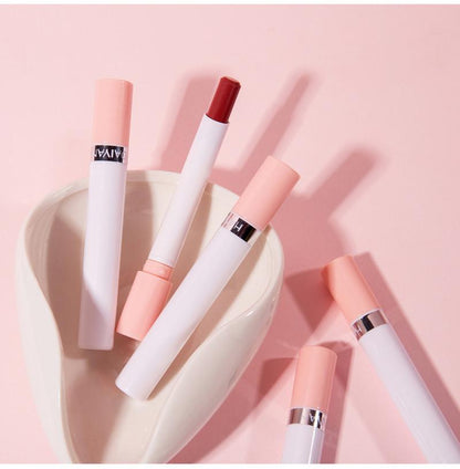 4Pcs Matte Mist Lipstick Set – Long Lasting Velvet Matte Lip Colour, Lightweight Hydrating Lipstick Makeup for Women