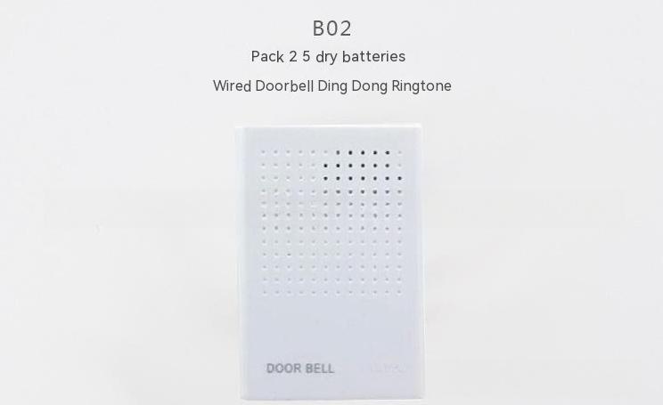Wired Doorbell Dingdong Sound DC AC Power Home Hotel Door Intercom System