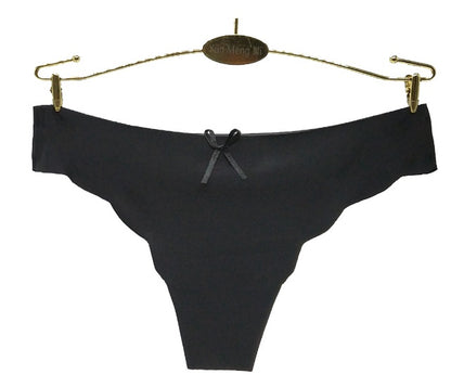 Seamless Nylon G-String Thong for Women – Stretchy Sexy Everyday Panties