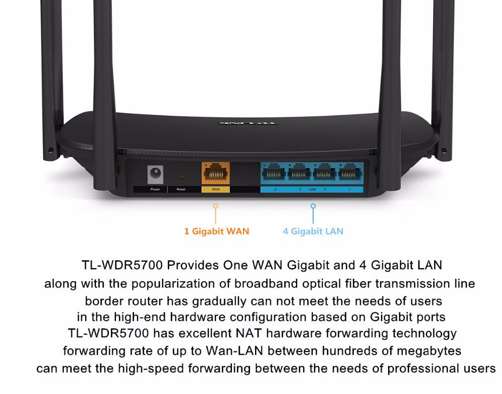 TP-Link TL-WDR5620 AC1200 Dual Band Router | Modem-Router Combos | 1200Mbps Wireless Networking