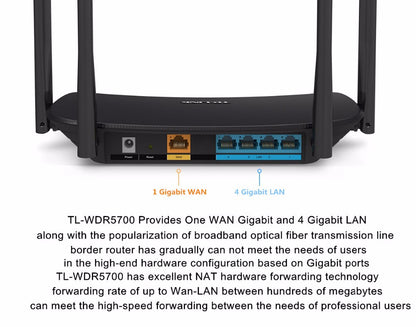 TP-Link TL-WDR5620 AC1200 Dual Band Router | Modem-Router Combos | 1200Mbps Wireless Networking