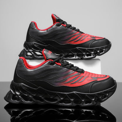 Men’s Breathable Mesh Trainers – Thick Sole Casual Running Sneakers | Lightweight Summer Sports Shoes UK