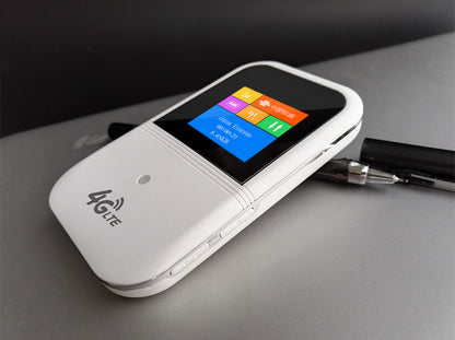 H80 4G LTE Mobile Portable WiFi Router 100Mbps | Modem-Router Combos | 2400mAh Battery | Networking Device