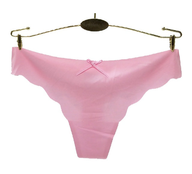 Seamless Nylon G-String Thong for Women – Stretchy Sexy Everyday Panties