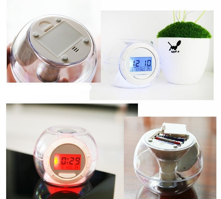 Alarm & Sensor Colorful Natural Sound Alarm Clock LED Night Light