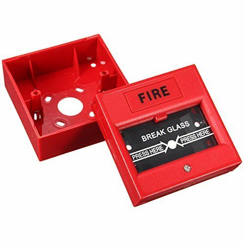 Fire Protection Wired Emergency Break Glass Fire Alarm Manual Call Point 24VDC