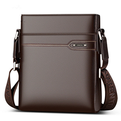 Men’s Genuine Leather Business Briefcase – First Layer Cowhide Work Bag