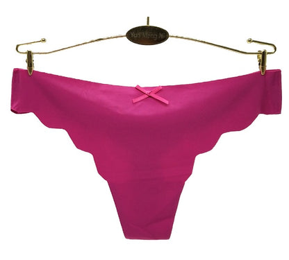 Seamless Nylon G-String Thong for Women – Stretchy Sexy Everyday Panties