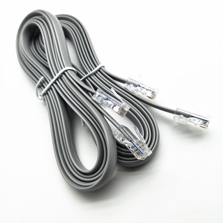 CAT6 RJ45 Network Cable 2m Silver Gray | Networking Tools | Computer Ethernet Jumper Cable