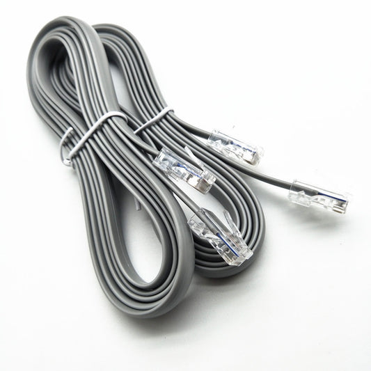 CAT6 RJ45 Network Cable 2m Silver Gray | Networking Tools | Computer Ethernet Jumper Cable