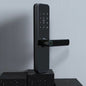 Smart Wooden Door Fingerprint Lock WiFi Password Access Door Intercom Security Handle