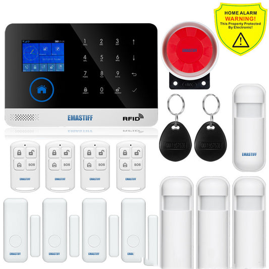 Alarm & Sensor Smart Wireless GSM Anti Theft Alarm System for Home Shop