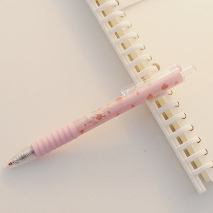 3D Pens Cute Peach Press Gel Pen Korean Kawaii Office & Stationery Writing Pen