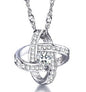 925 Sterling Silver Forever Heart Necklace for Women – AAA Zircon Lab Diamond Pendant | Luxury Wedding & Anniversary Gift UK