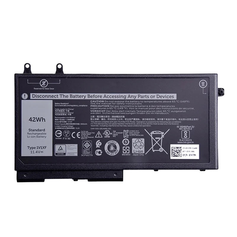 Laptop Batteries 42Wh 11.4V Replacement Battery for Dell 5501 5401 1V1XF