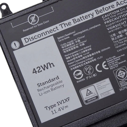 Laptop Batteries 42Wh 11.4V Replacement Battery for Dell 5501 5401 1V1XF