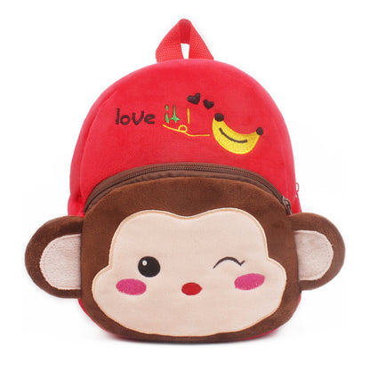 Cute Rabbit Plush Backpack for Kids – Korean Style Soft School Bag