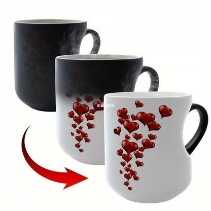 Heart-shaped Colorchanging Magic Ceramic Cup