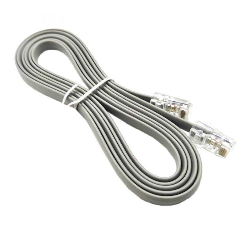 CAT6 RJ45 Network Cable 2m Silver Gray | Networking Tools | Computer Ethernet Jumper Cable