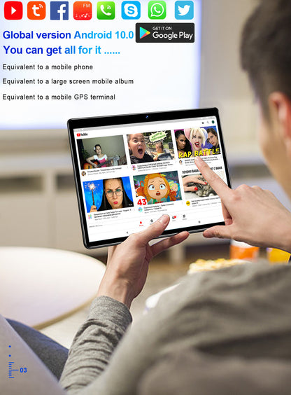 Laptops 10.1 Inch HD Voice Call Gaming Tablet 9+ Hours UK