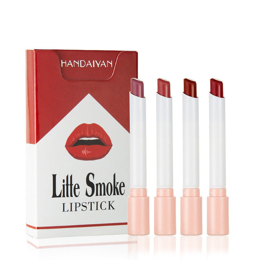 4Pcs Matte Mist Lipstick Set – Long Lasting Velvet Matte Lip Colour, Lightweight Hydrating Lipstick Makeup for Women