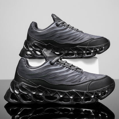 Men’s Breathable Mesh Trainers – Thick Sole Casual Running Sneakers | Lightweight Summer Sports Shoes UK