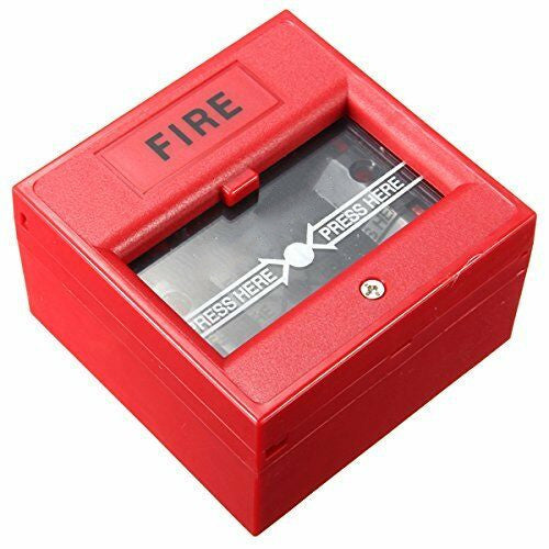 Fire Protection Wired Emergency Break Glass Fire Alarm Manual Call Point 24VDC